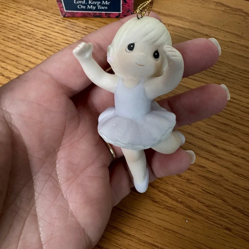 Precious Moments Lord Keep‎ Me On My Toes Ballerina Ornament 1997 Enesco 325332